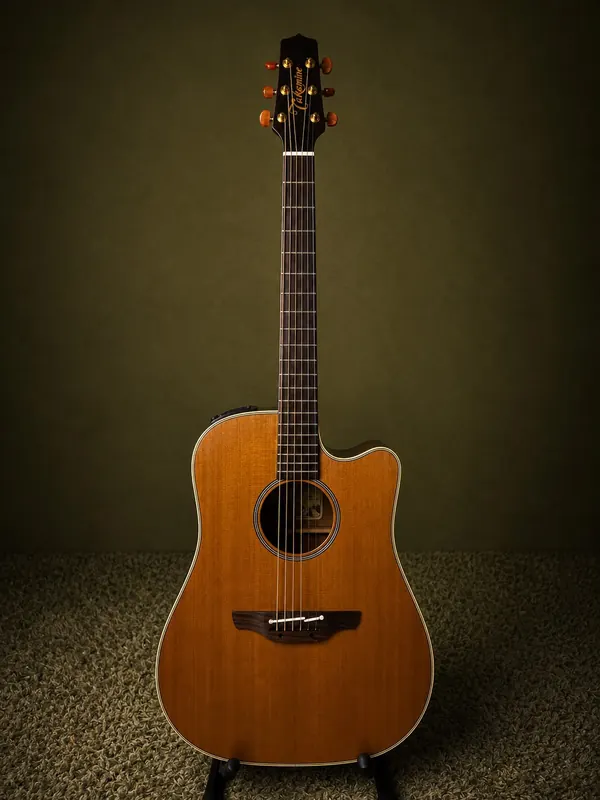 Takamine GD20CE — dreadnought cutaway, cedro natural